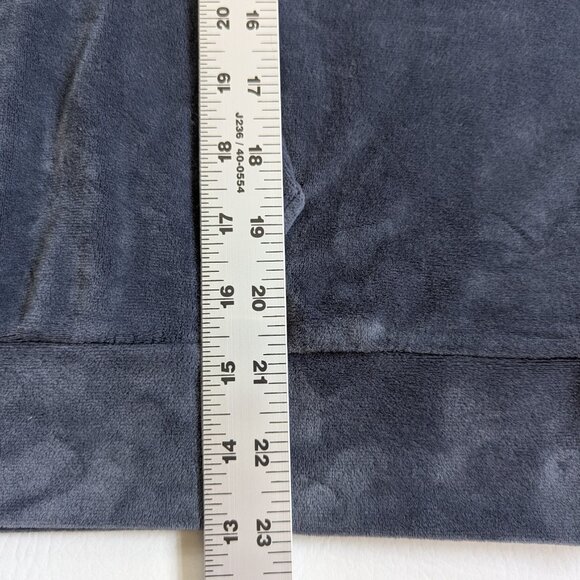 American Eagle Velour Women's Batwing Hoodie Size Large Y2K Grey - Picture 7 of 9